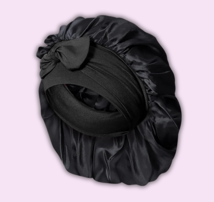 SilkNight Luxe Seidenhaube - Bequemer Nachtsschutz
