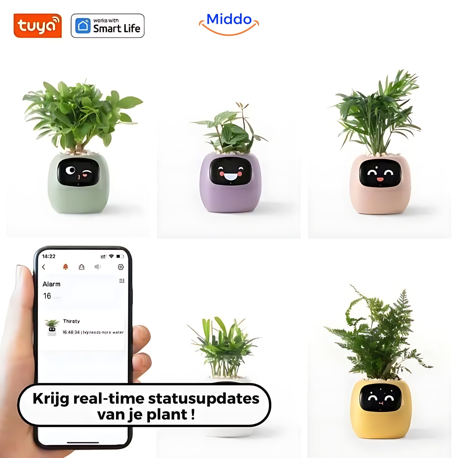 IvyCare Automatischer Blumentopf | Intelligente Pflanzenpflege für glückliche Pflanzen