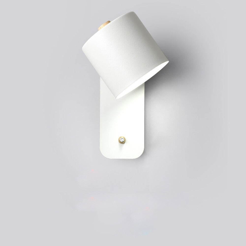 Frendorf | LED Wandleuchte mit Schalter | Modernes Metall Design