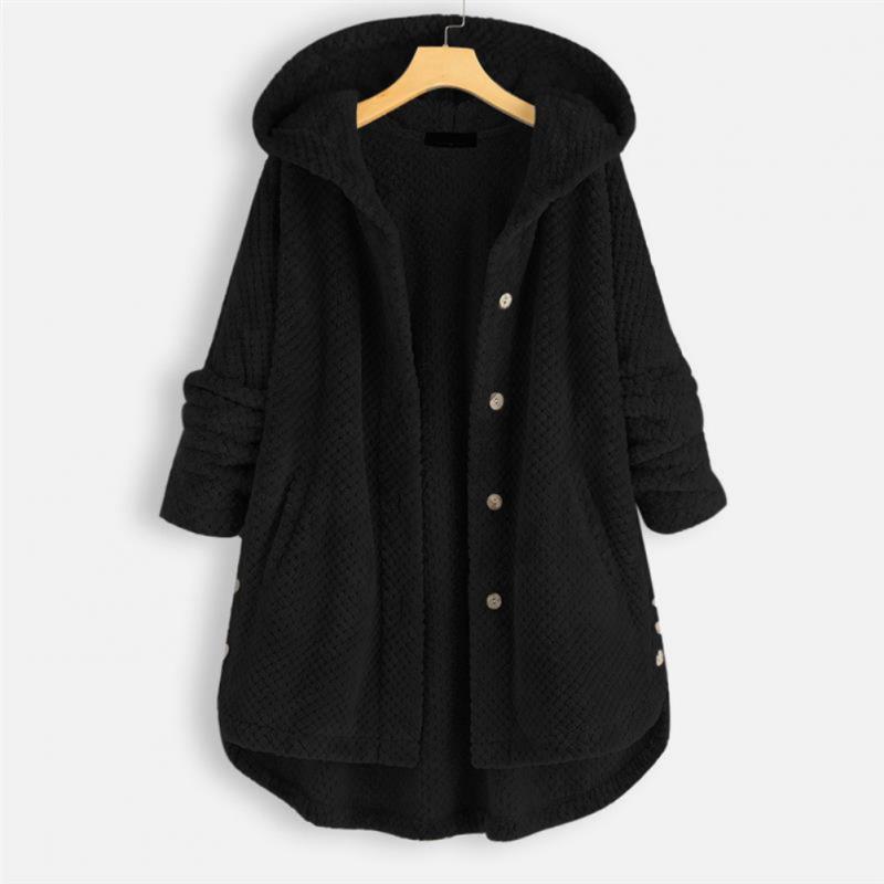 Fleecejacke mit Kapuze im Trend für den Winter 2026 - WinterFleeceLux