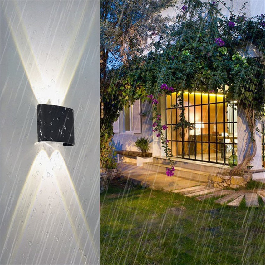 Moderne LED-Wandlampe Wasserdicht Für Innen und Außen