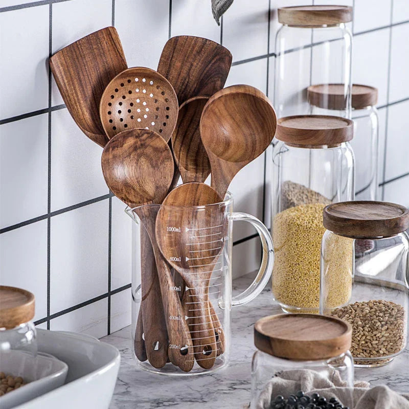 CulinaryTeak | Elegantes 7-teiliges Küchenset