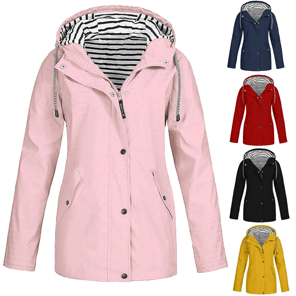 Wasserdichte Damenregenjacke – Stilvolle Herbstjacke 2026