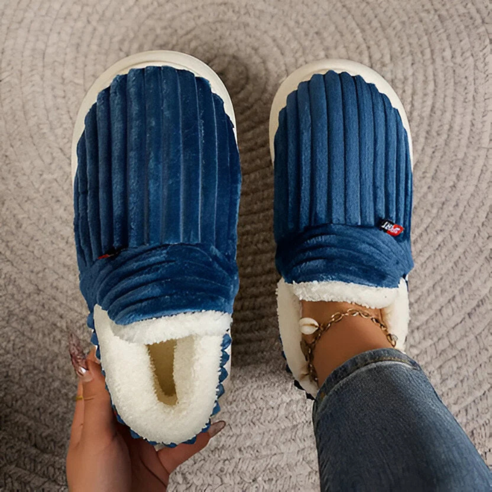 Unisex Hausschuhe Weicher Plüsch Rutschfest Ergonomisches Design