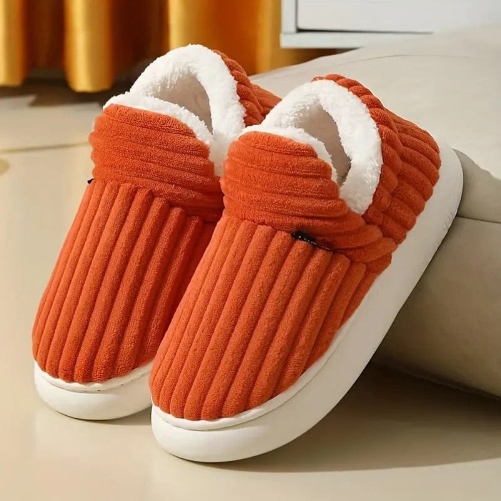 Unisex Hausschuhe Weicher Plüsch Rutschfest Ergonomisches Design