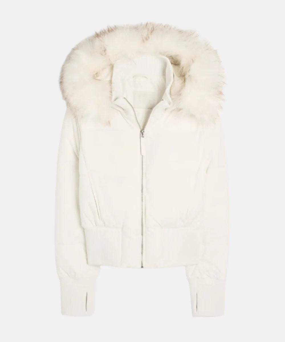 Damen Gesteppt Winterjacke mit Warm & Abnehmbarer Kapuze | Heidi-Mode