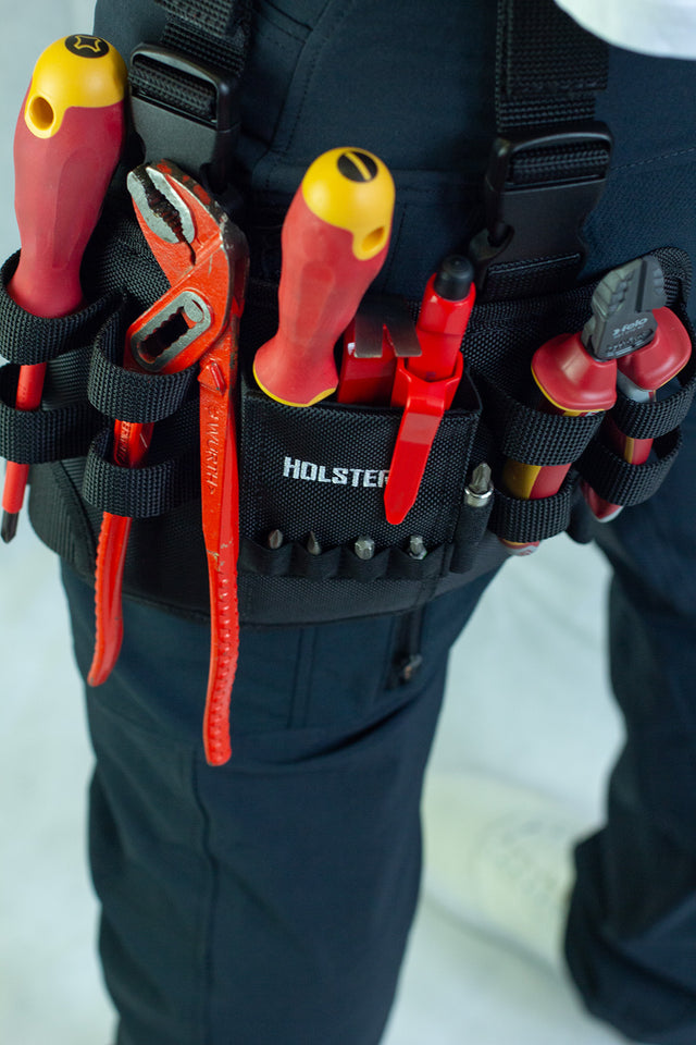 LuxuraCraft Werkzeugtasche Z | Elegante Holster für optimale Organisation und Zugriff