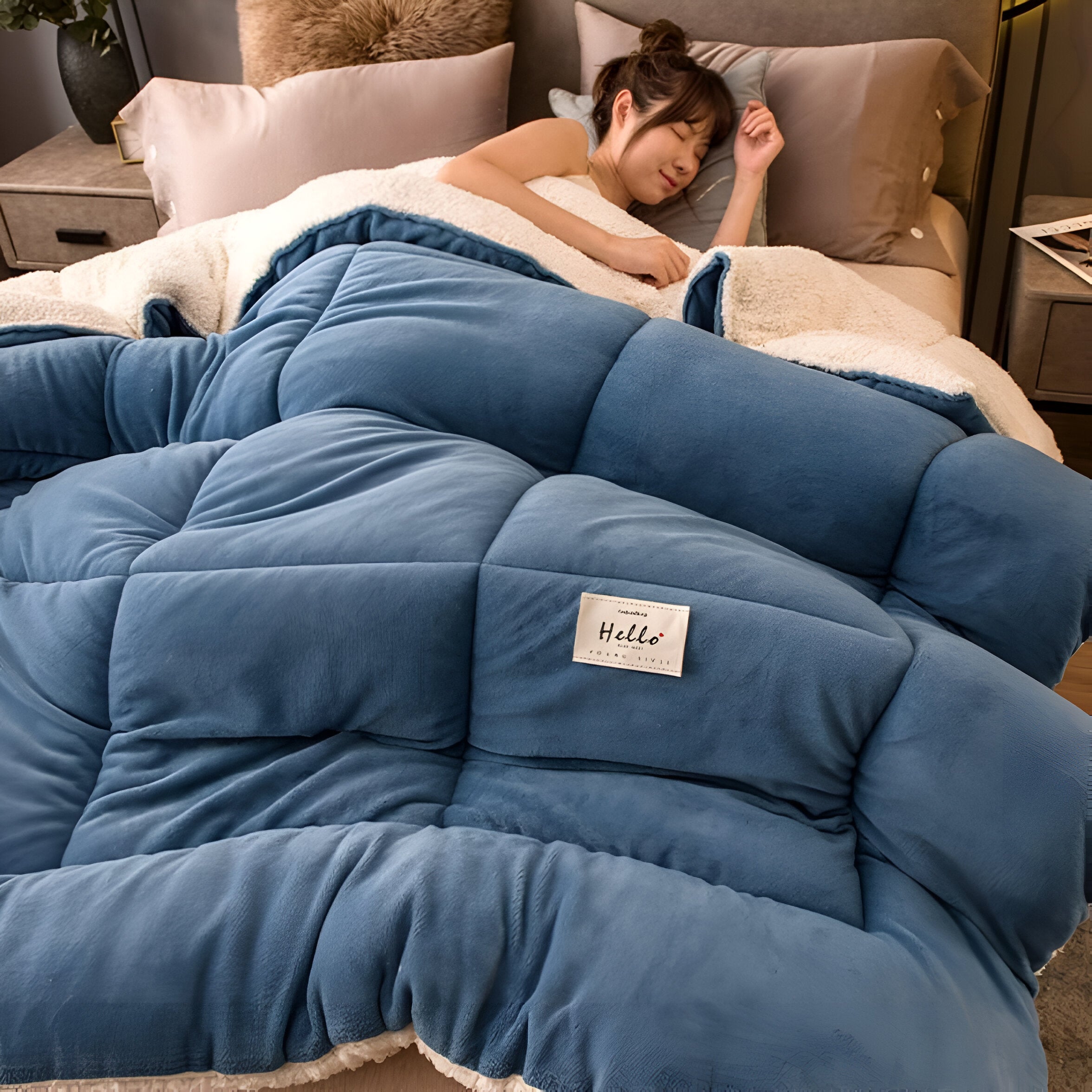 Fleecomforter - Flauschige, verwendbare Bettwäsche für ultimativen Luxus und Gemütlichkeit im Bett
