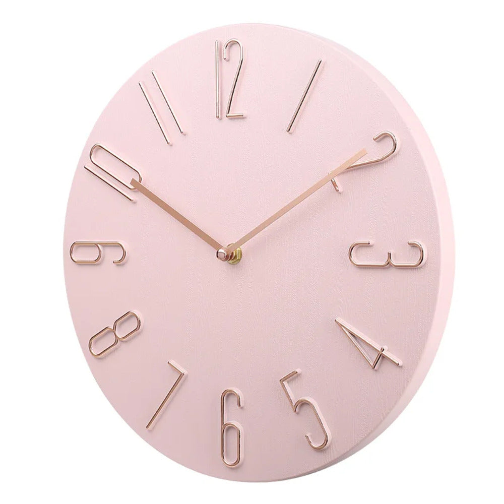 Silencio Moderne Stille Wanduhr – Minimalistisches Design mit Quarz-Uhrwerk