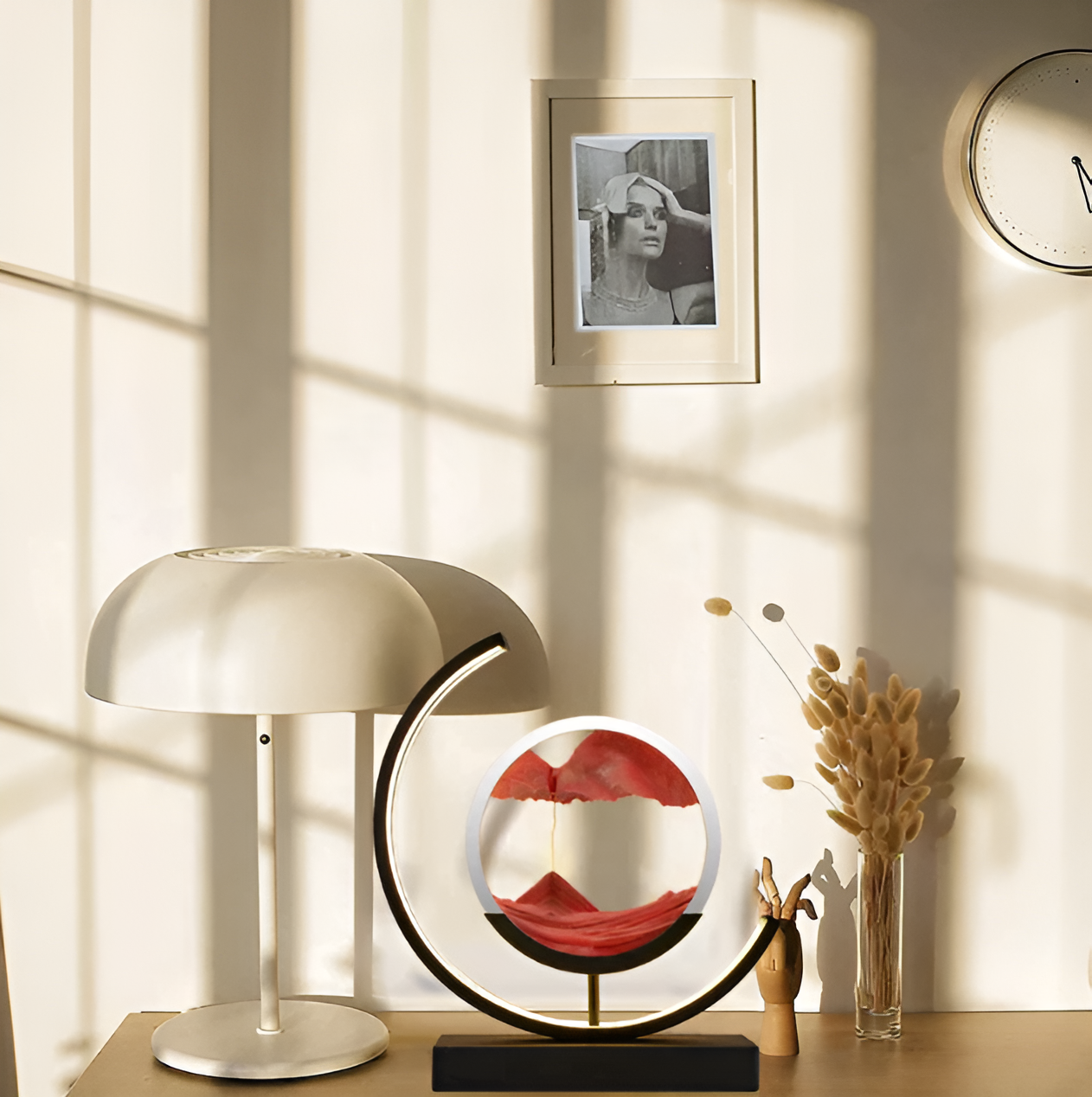 Sand Glow Sandlampe mit Dimmbarem Fernbedienung