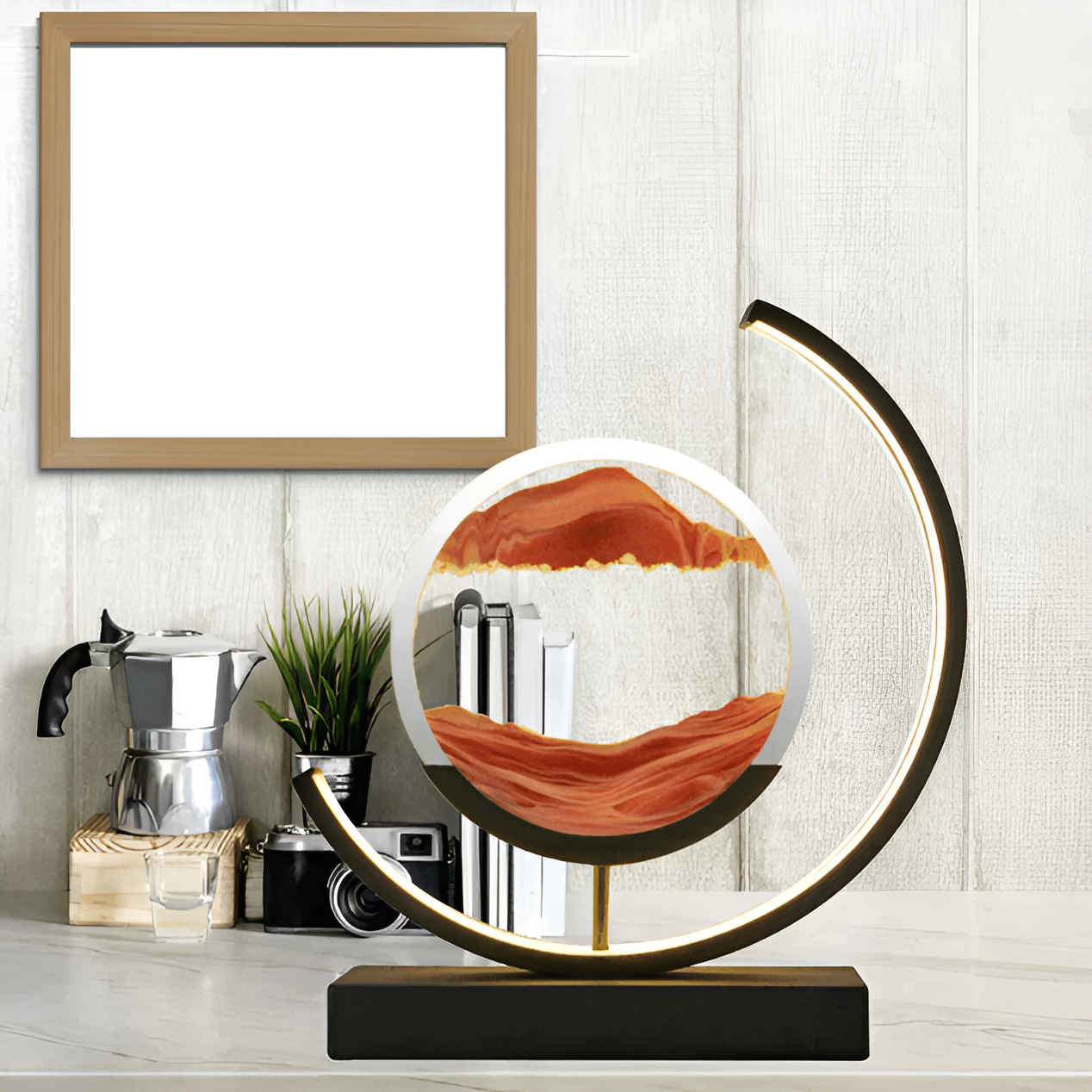 Frendorf | Sand Glow - Sandlampe mit Fernbedienung & dimmbaren Eigenschaften