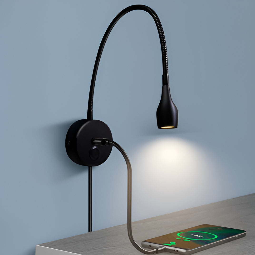 BrightNest – Flexible Wandleuchte zum Lesen mit dimmbarer Touch-Steuerung