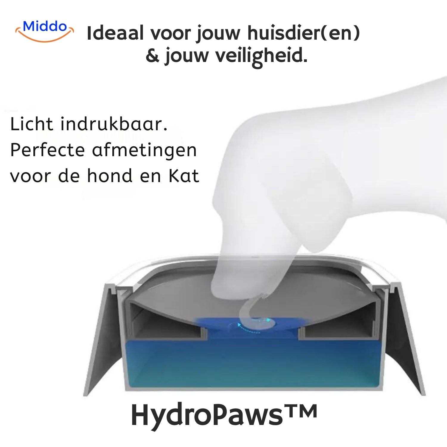 PawGuard Anti-Spritz Napf | Rutschfester Trinknapf für sicheres Trinken ohne Ausrutscher