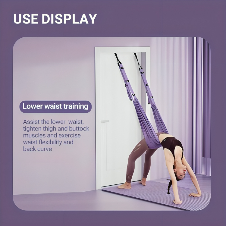 LuxAura AeroStretch Aerial Yoga-Seil | Hochwertiges, flexibles Seil für schwebendes Yoga mit optimaler Unterstützung und Komfort