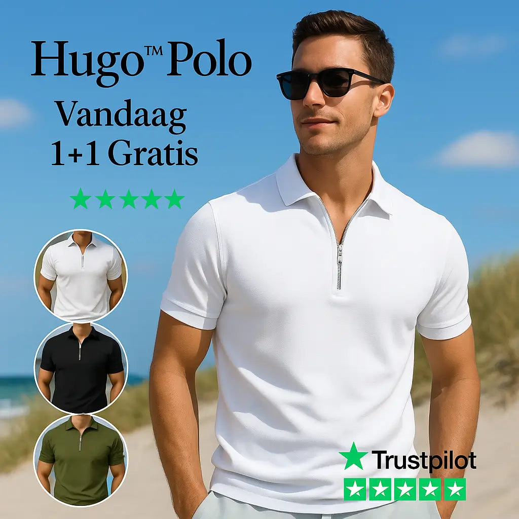 HugoStyle Herrenpolo mit Reißverschluss | Elegantes Design für einen modernen Look