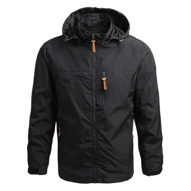 Wasserdichte Herrenjacke mit Kapuze – Winddichte Outdoor-Jacke für den Herbst