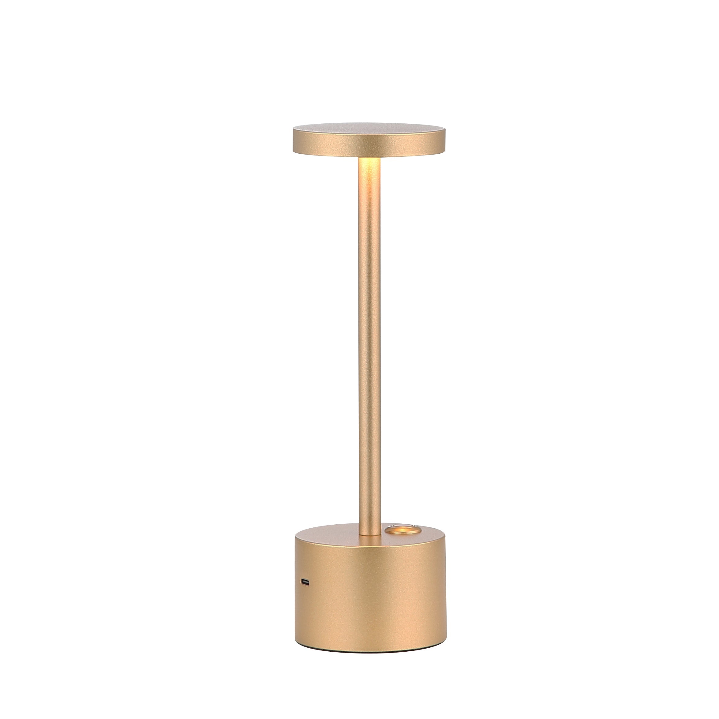 Bologna Mini LED Drahtlose Tischlampe Messing