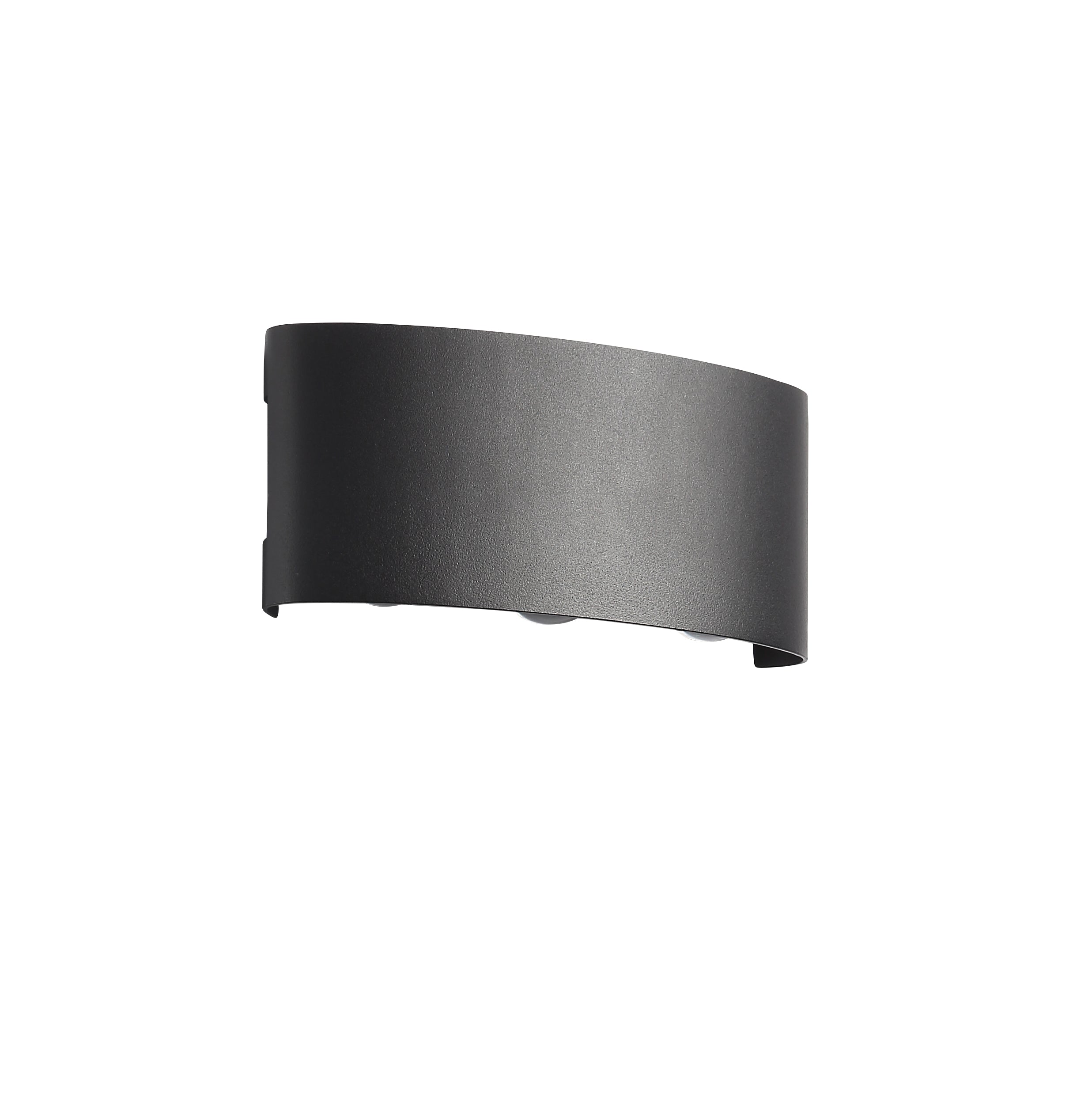 Ortelo 6W 17cm Wandleuchte Schwarz