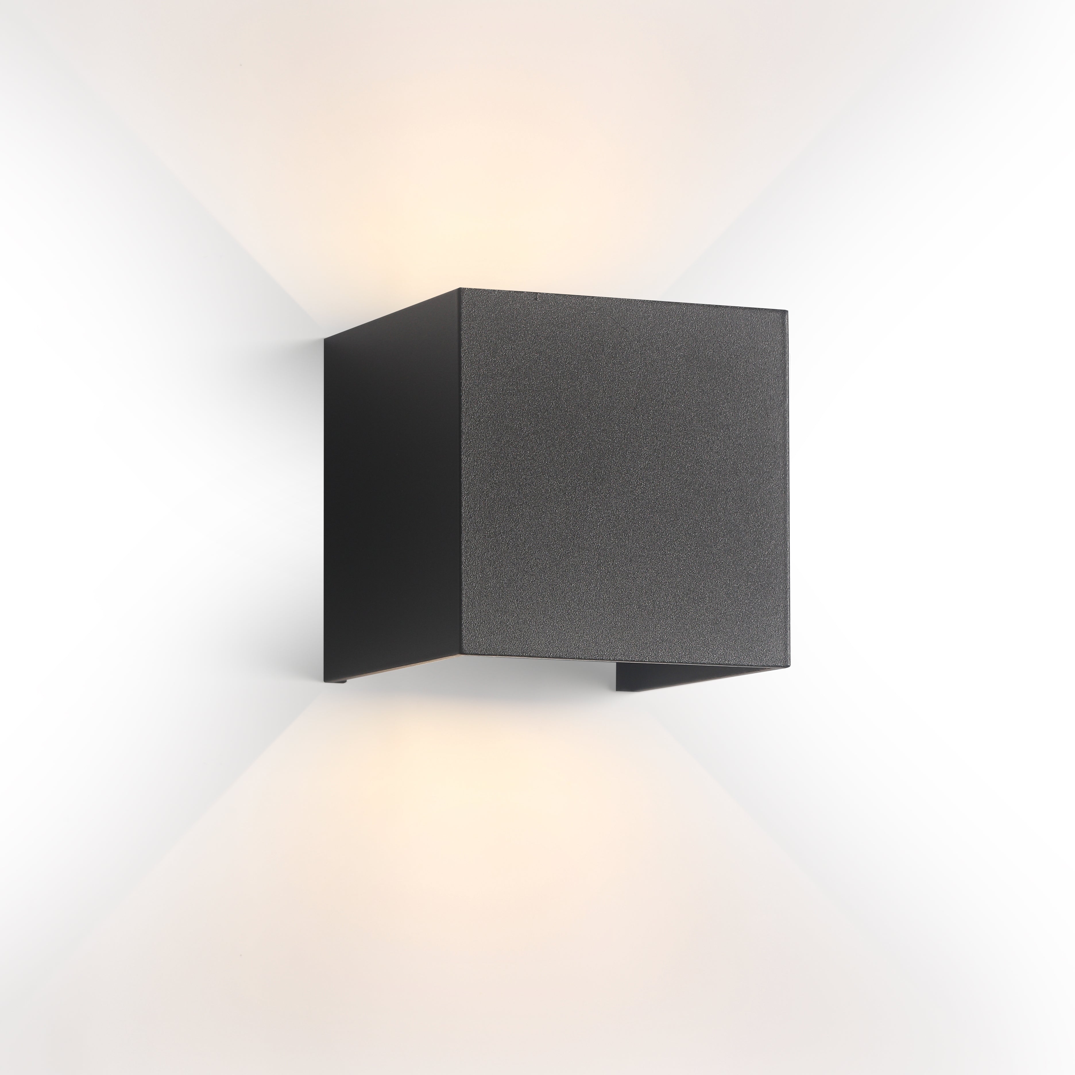 LED Wandleuchte 6W Außen Schwarz