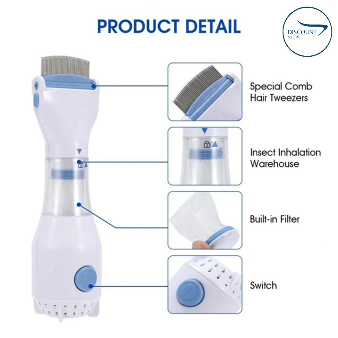 LuxeLice Pro Anti-Läuse Gerät | Effektive und sanfte Lösung zur Entfernung von Läusen