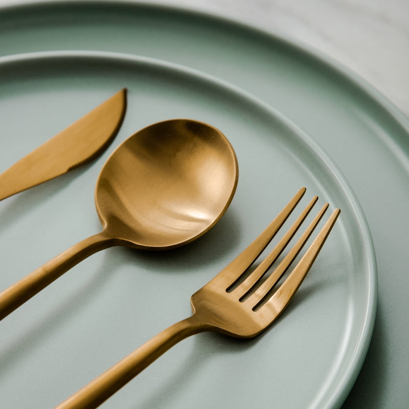 Minimalistisches Edelstahl Besteck Elegante Einfachheit