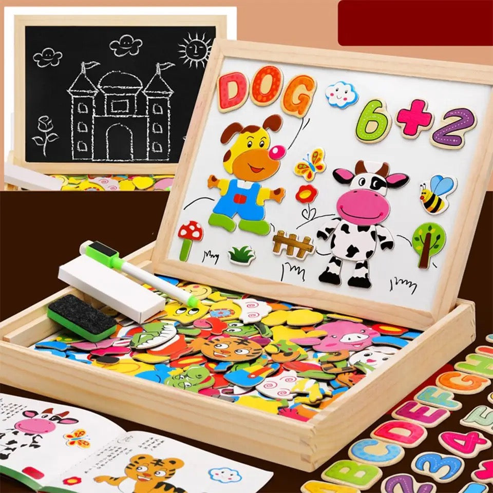 Montessori 2-in-1 Zeichenbrett für Kinder