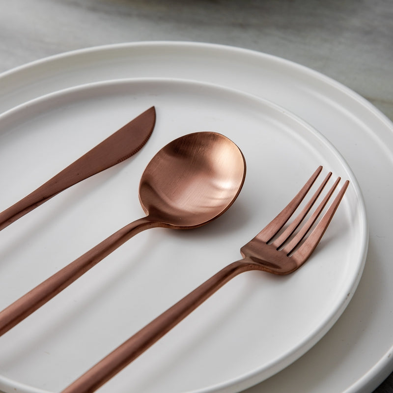 Minimalistisches Edelstahl Besteck Elegante Einfachheit