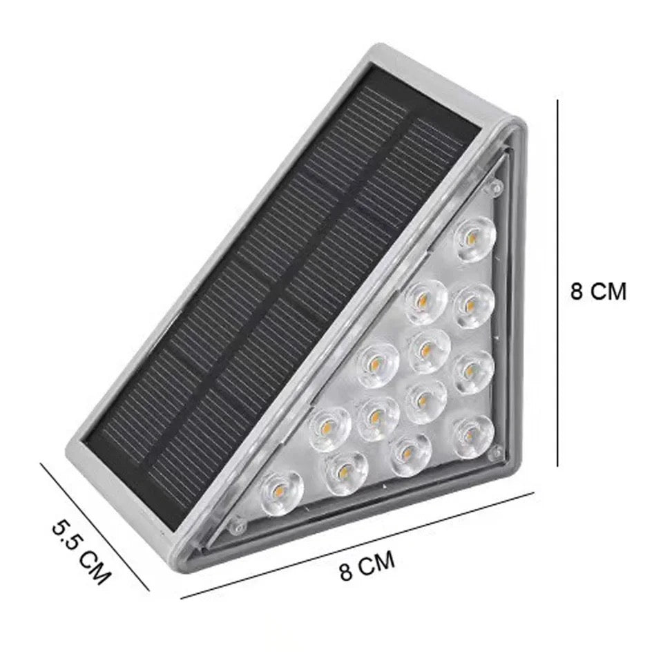 Solarbetriebene Treppenbeleuchtung