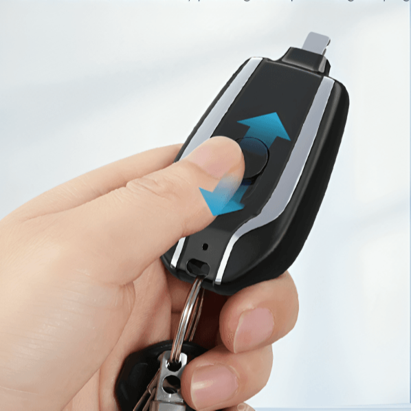 LuxPower Elite Mini-Powerbank | Kompakter Schlüsselanhänger mit leistungsstarker Ladefunktion für unterwegs