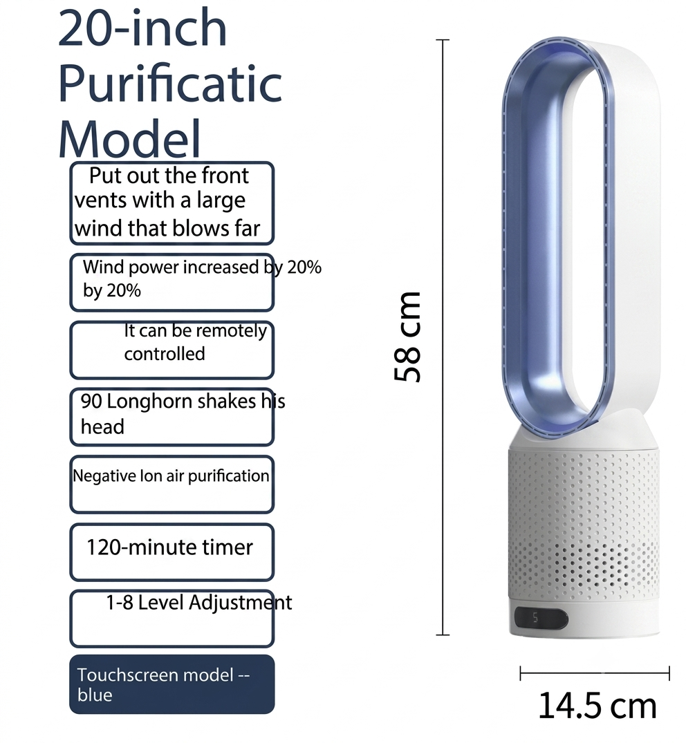 AirPure Pro – 3-in-1 Luftkühler mit UV-Reinigung & Ionisator | 6L Tragbarer Ventilator