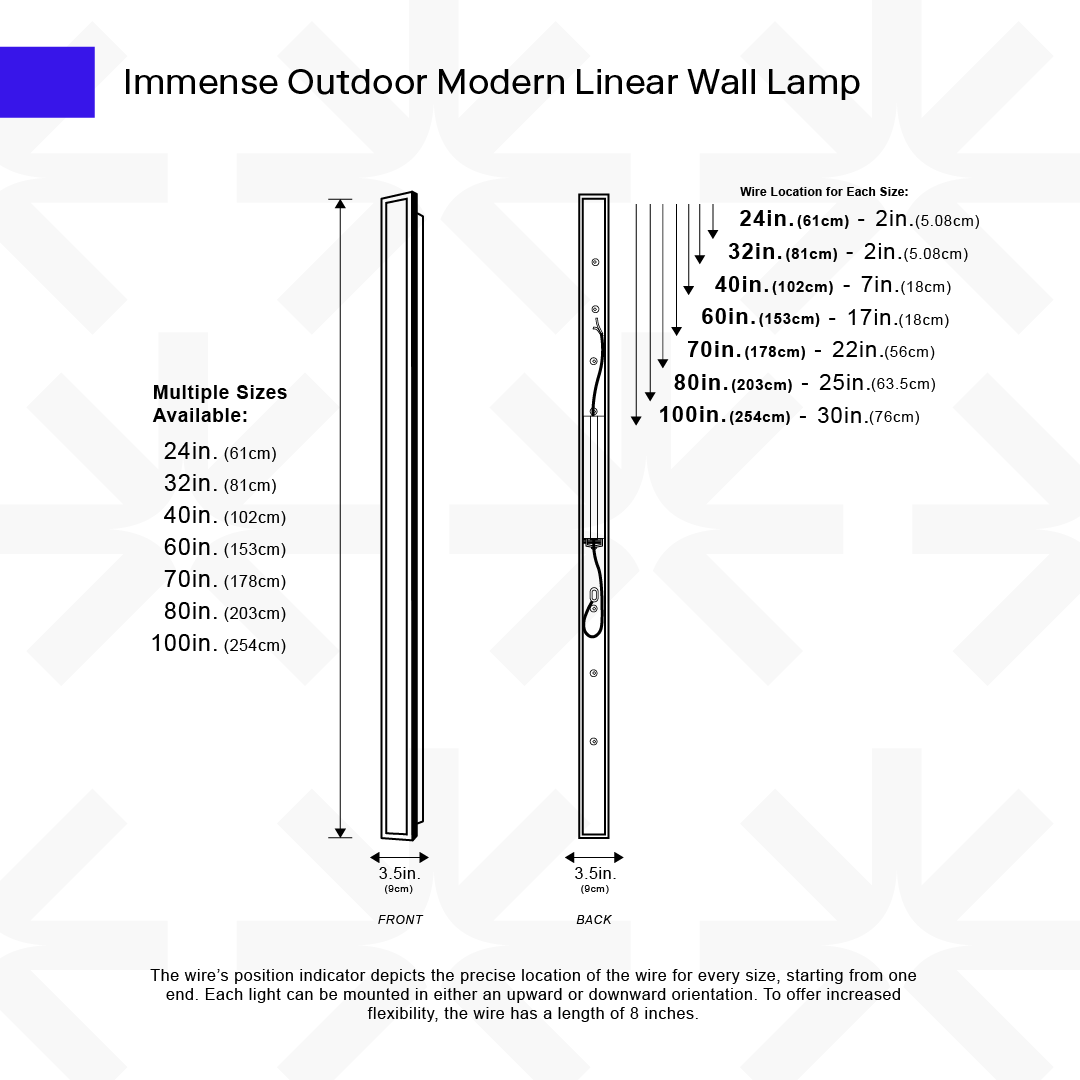 Immense Außenlampe