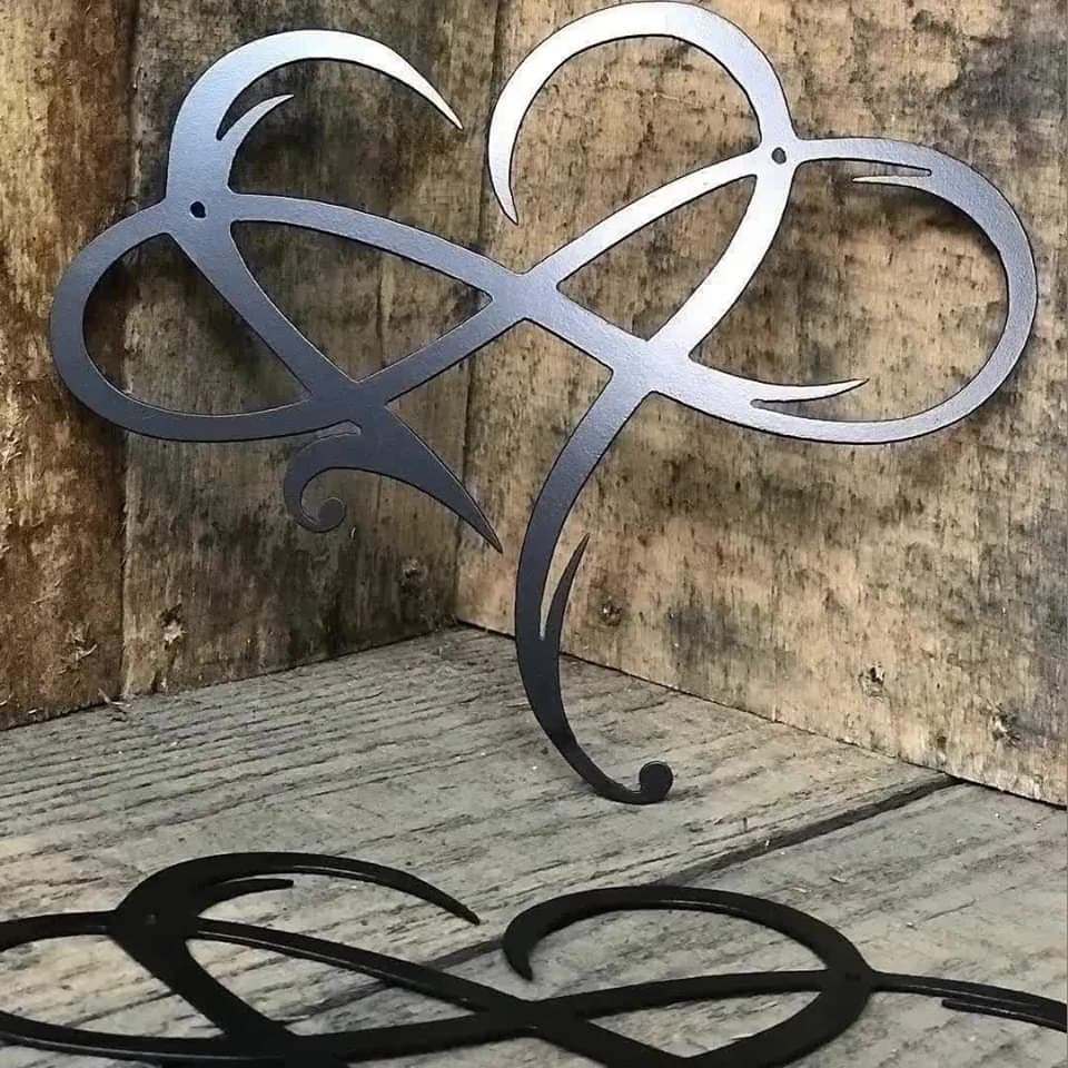 Frendorf Unendlichkeit Herz Wanddekoration Symbol der Ewigen Liebe