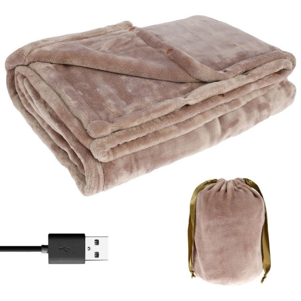 Drahtlose Elektrische Decke – USB Aufladbare Heizende Fleece-Decke