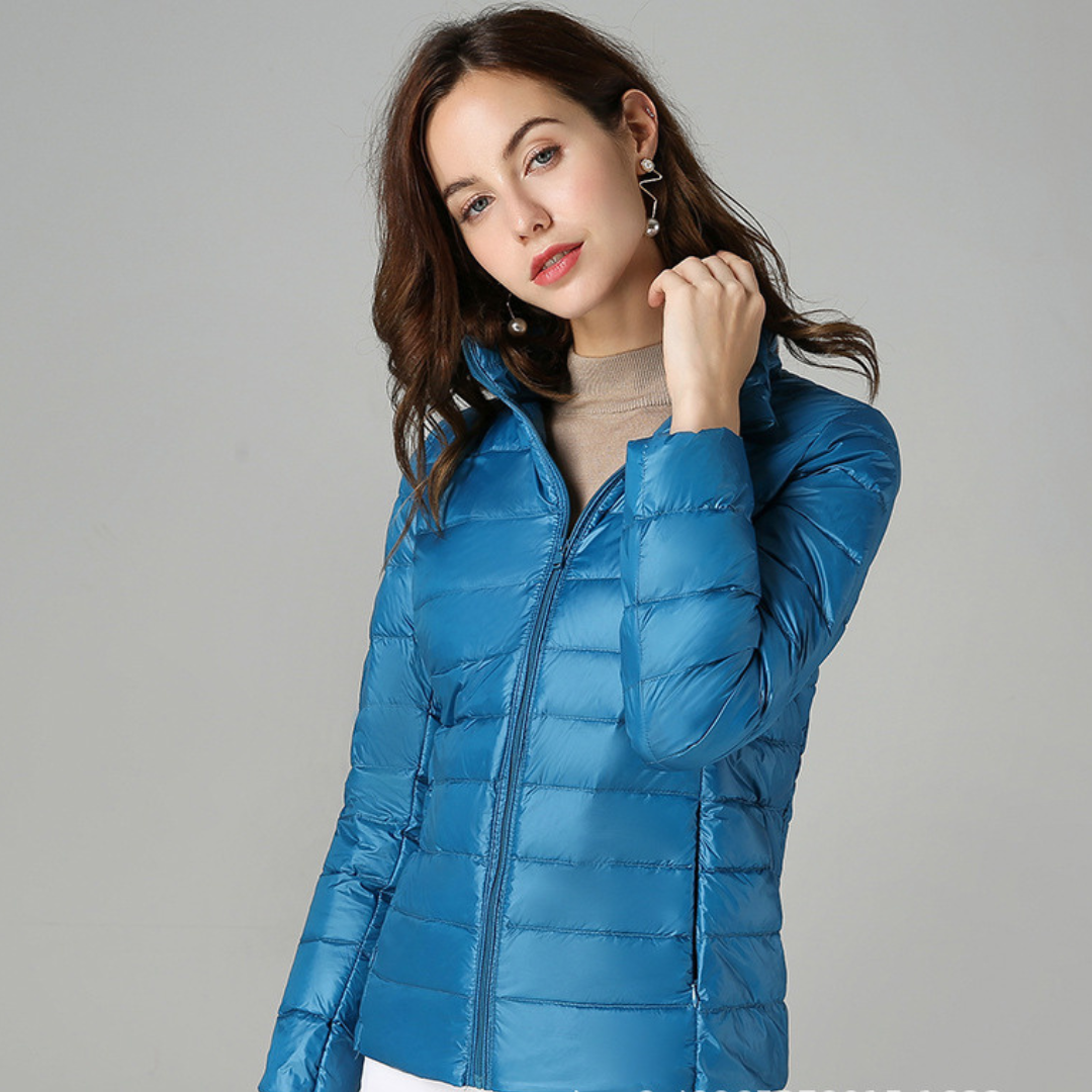 Ultraleichte Daunenjacke AeroWarm – Wasserdicht, Warm und Faltbar