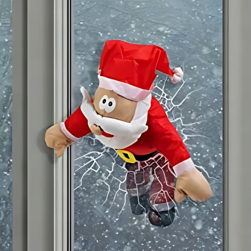 WindowFest | Weihnachtsfensterdekoration Santa Rentier Festdekoration