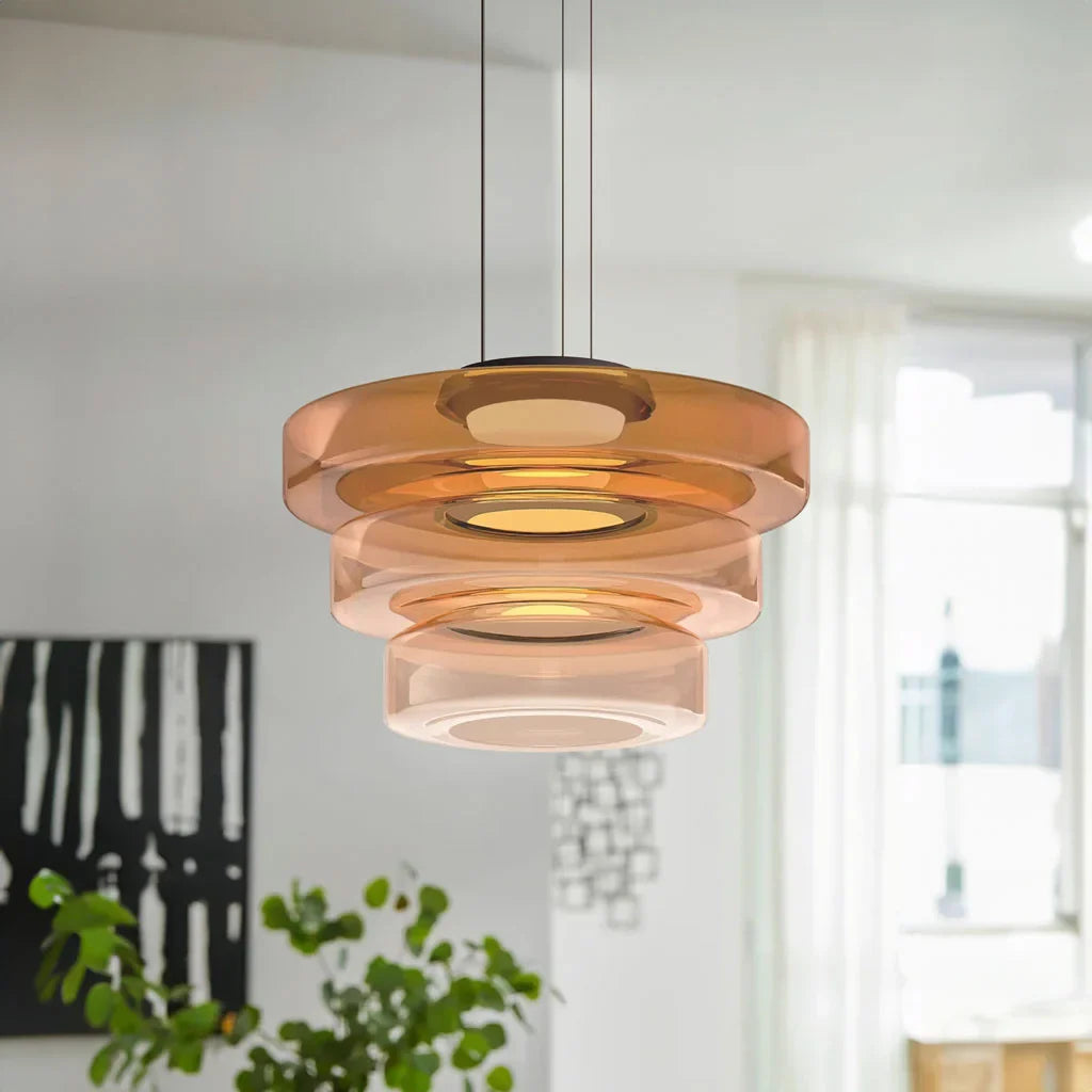 Jonas Kreative Glas Pendelleuchte