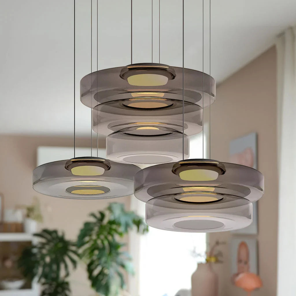 Jonas Kreative Glas Pendelleuchte