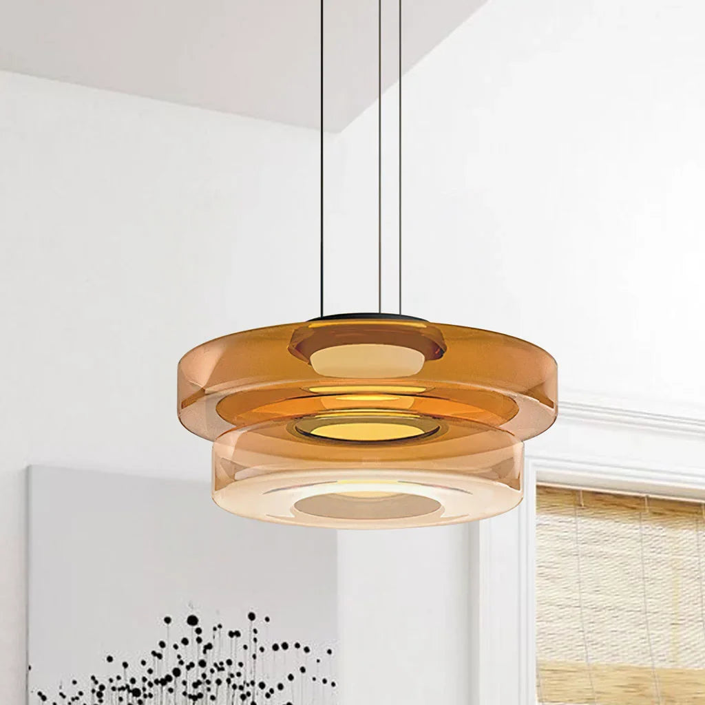 Jonas Kreative Glas Pendelleuchte