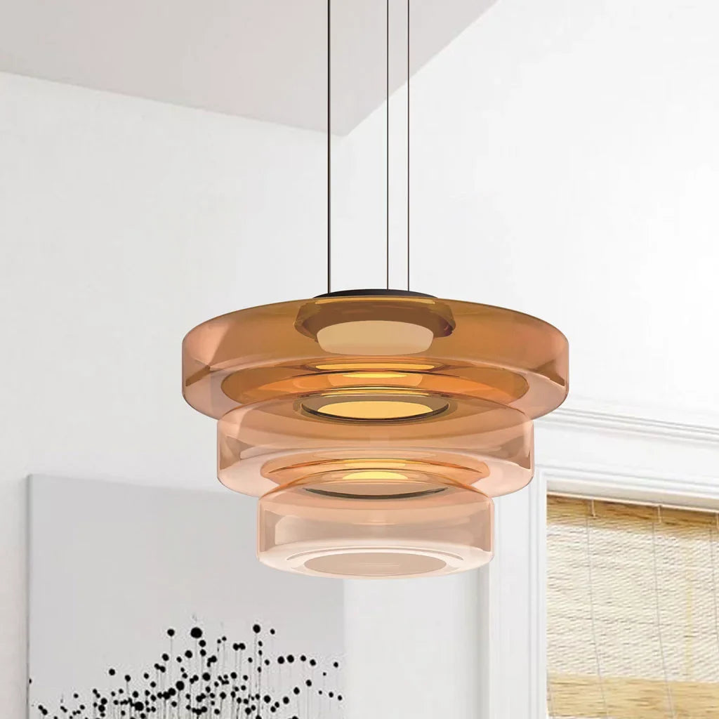 Jonas Kreative Glas Pendelleuchte