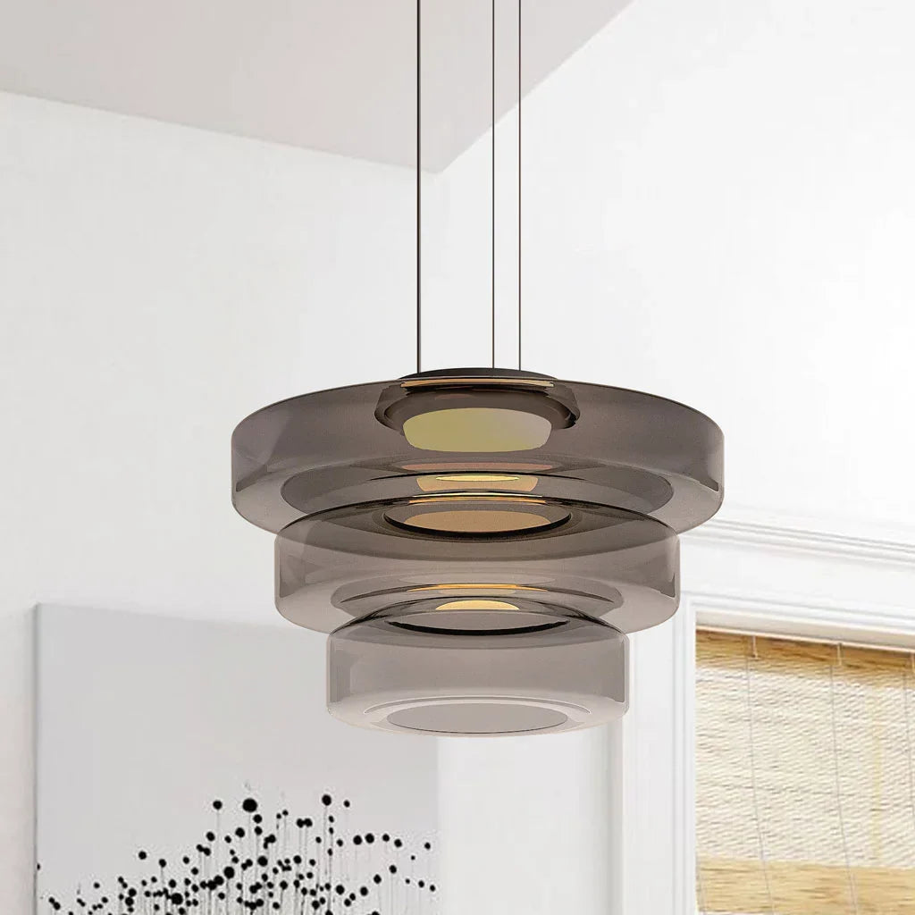 Jonas Kreative Glas Pendelleuchte