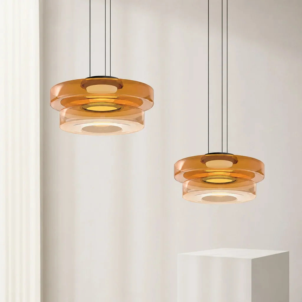 Jonas Kreative Glas Pendelleuchte