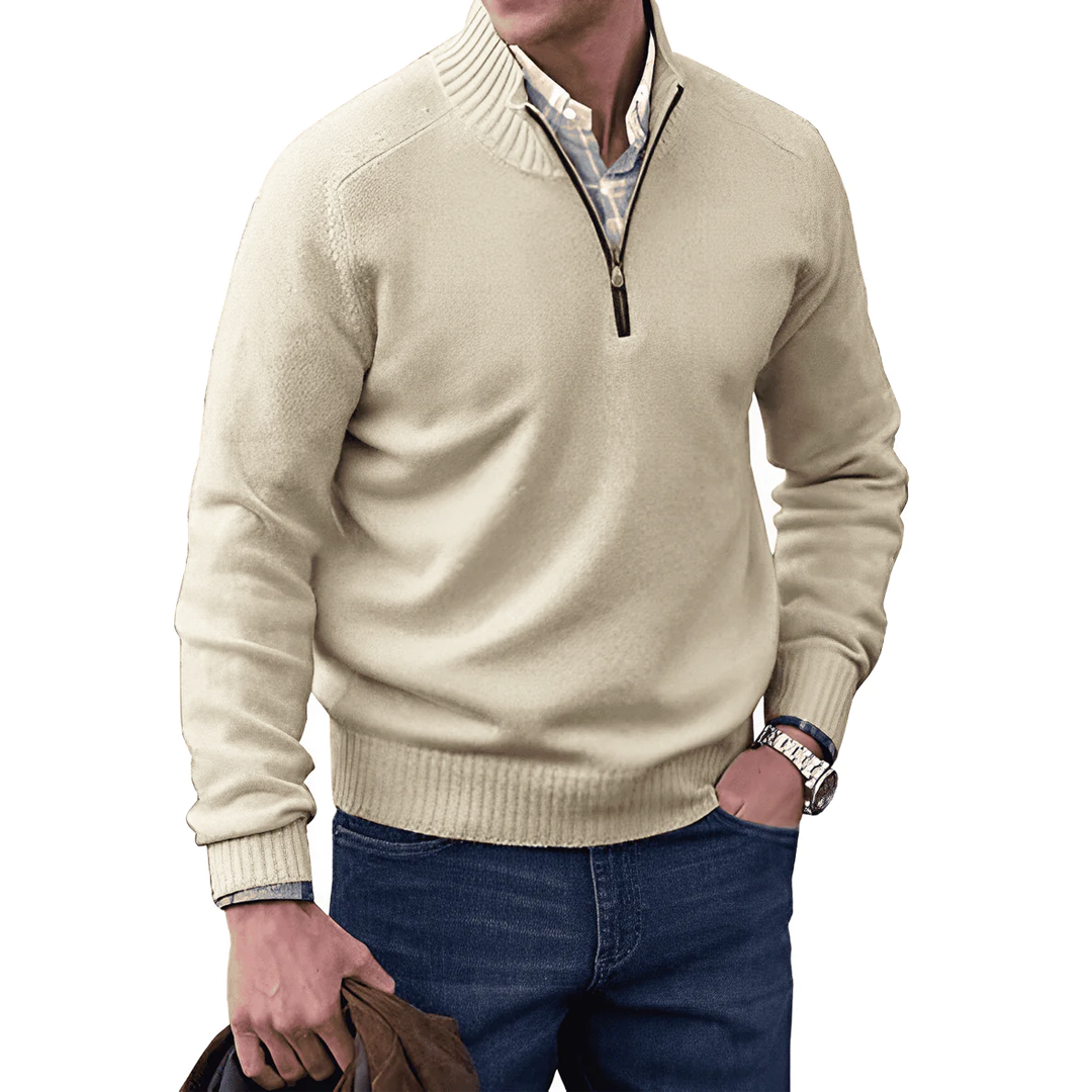 Jones Elegante Reißverschluss Pullover für Damen