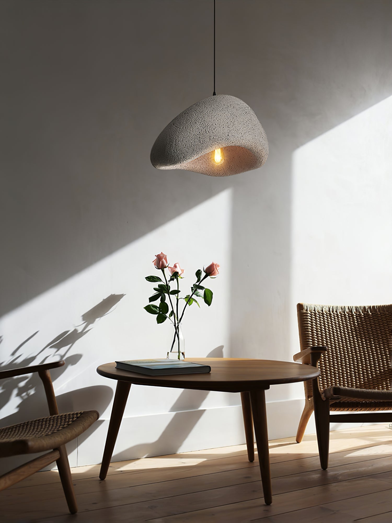 Wabi-Sabi Cocoon Pendelleuchte, Stil A