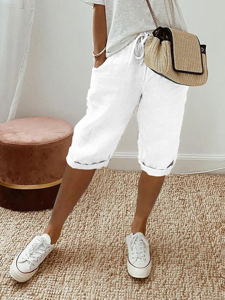Baumwoll- und Leinen-Shorts für Damen | Relaxed
