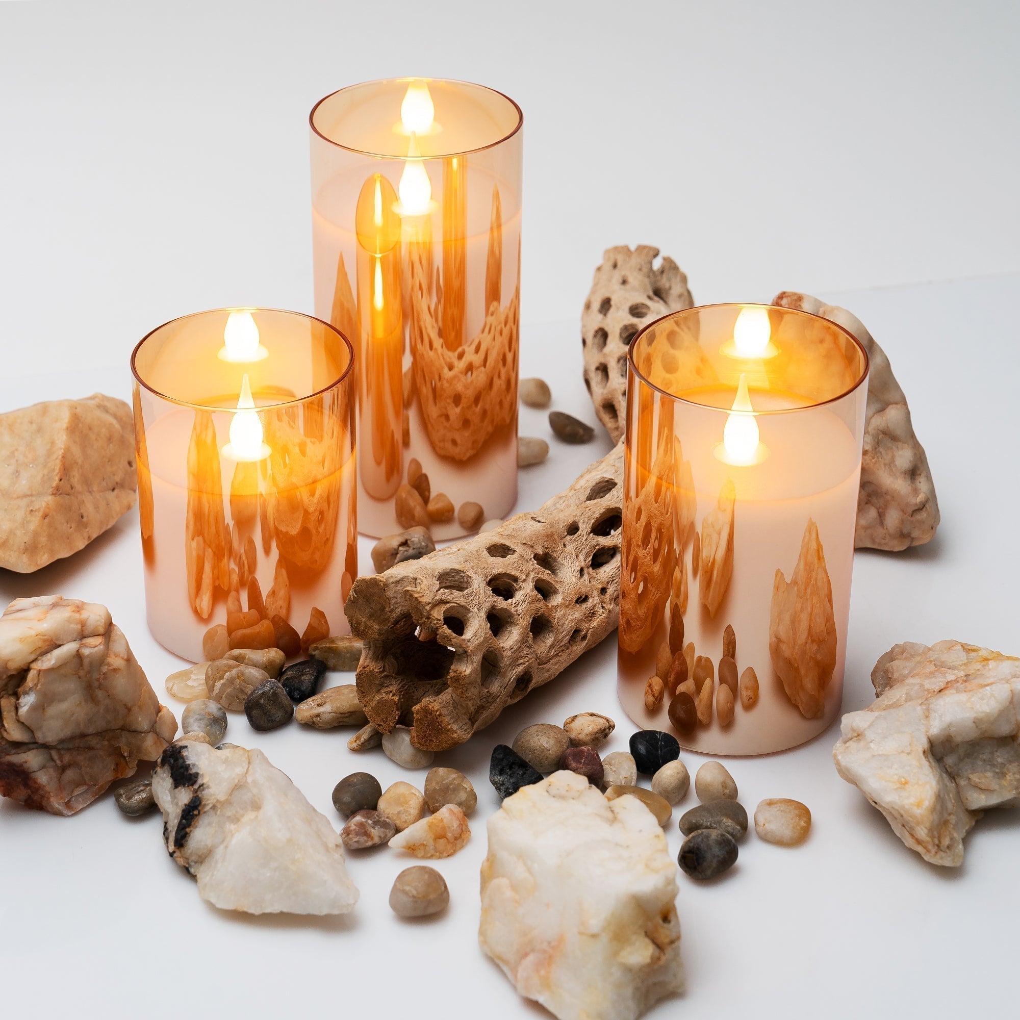 LuxeLumen LED Kerzen-Set | Elegante LED-Kerzen mit Fernbedienung für eine stimmungsvolle Atmosphäre