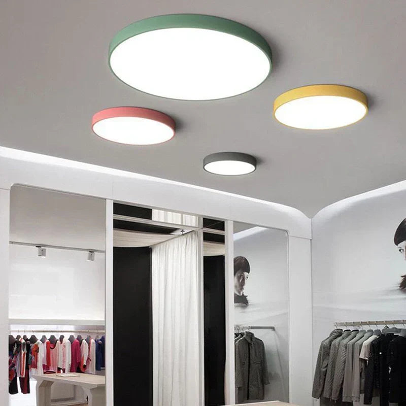 Moderne Minimalistische Runde LED Deckenleuchte 1-Licht