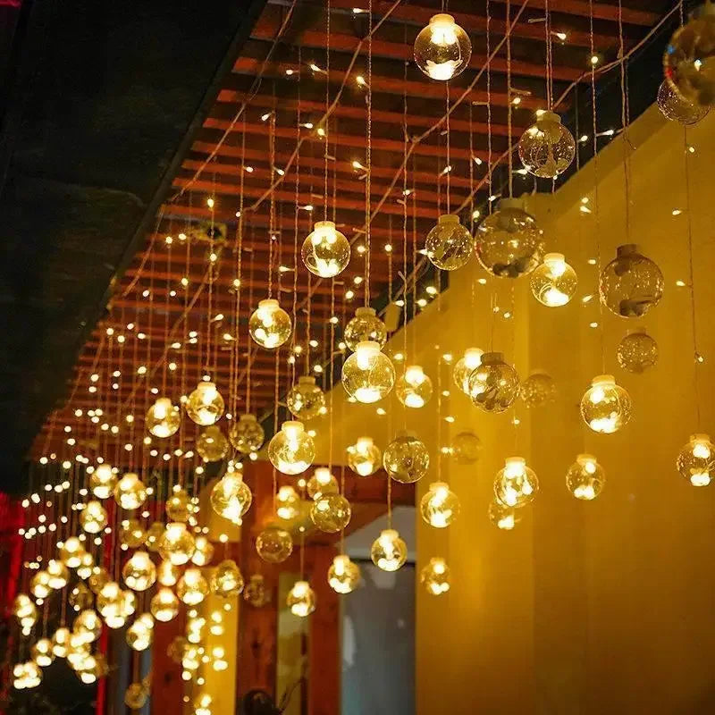 LichtKrans LED Feenbeleuchtung – Wasserdichter Außenlichterkette mit Warmweißem Licht