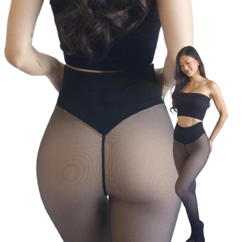 ThermoCurve | Original Fleecegefütterte Leggings Taille Bestimmend Warm Schlank