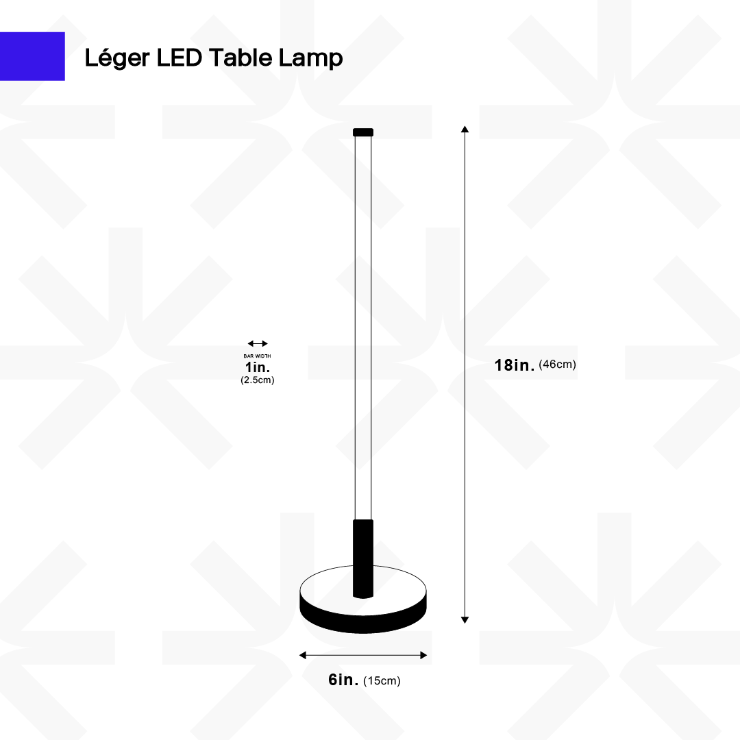 Léger LED Tischlampe