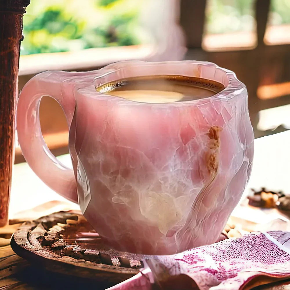 MugGem - Handwerklich hergestellter Steinbecher für nachdenkliche Momente